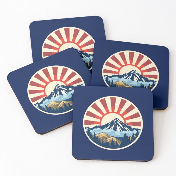 Item preview, Colorado Cloudy Mountains Rising Sun  - Large designed and sold by LoonyTunes.