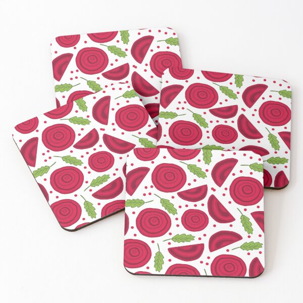 Item preview, Sliced beet seamless pattern designed and sold by DesignsbySimons.
