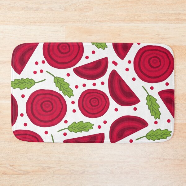 Item preview, Sliced beet seamless pattern designed and sold by DesignsbySimons.