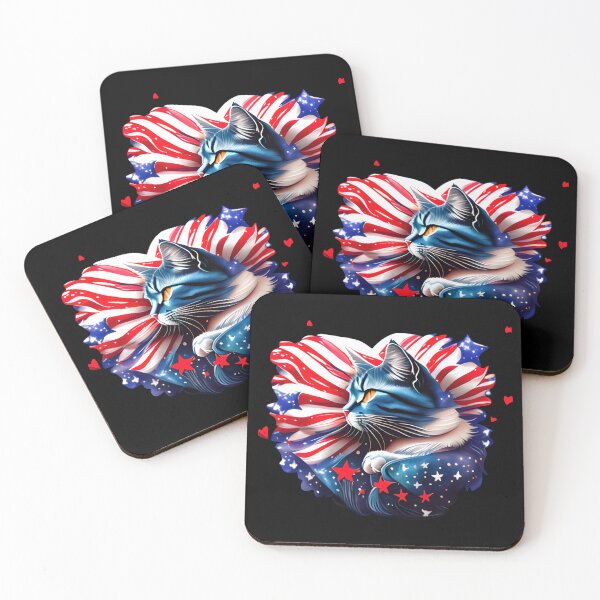 Item preview, Patriotic Cat: Charm of National Symphony designed and sold by BorczVisuals.