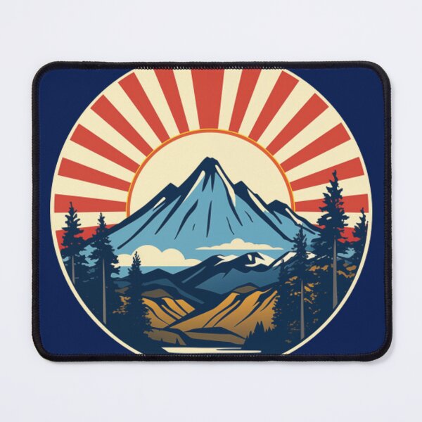 Item preview, Colorado Solo Mountain Rising Sun River Sticker - Large designed and sold by LoonyTunes.