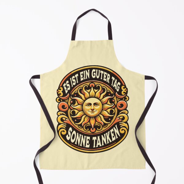 Item preview, It Is A Good Day To Tank Up On Sun Retro Sun German Phrase Inspirational Words  designed and sold by Bad Kitty Designz.