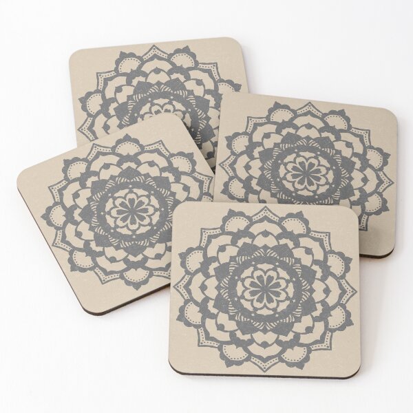 Item preview, Deva Mandala - Dove + Slate designed and sold by Irene Estelle.