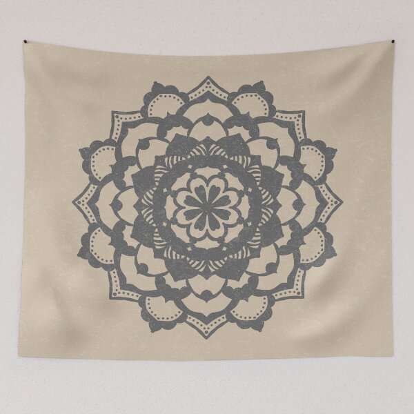 Item preview, Deva Mandala - Dove + Slate designed and sold by Irene Estelle.