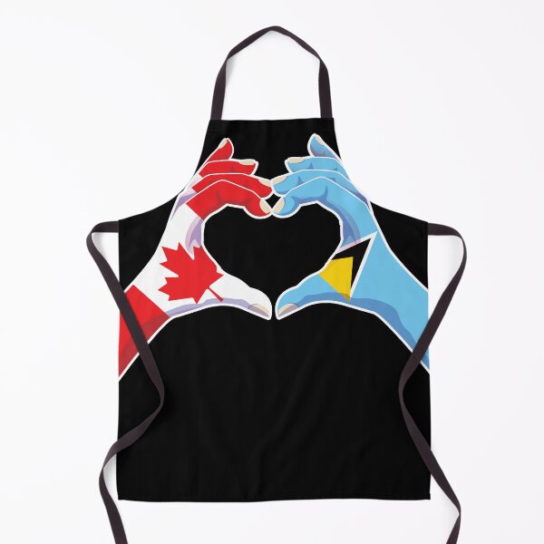 Item preview, Saint Lucia Saint Lucian Canadian Canada Love Heart Peace designed and sold by FlagX.
