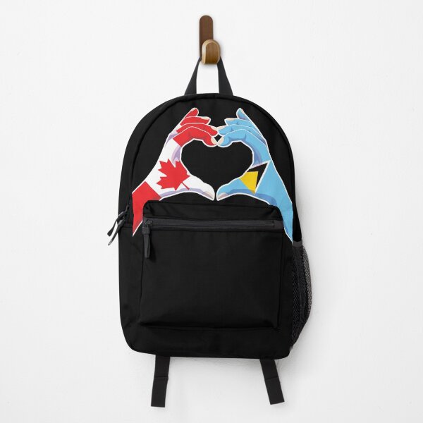 Item preview, Saint Lucia Saint Lucian Canadian Canada Love Heart Peace designed and sold by FlagX.