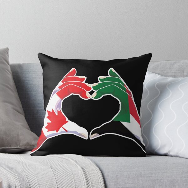 Item preview, Sudan Sudanese Canadian Canada Love Heart Peace designed and sold by FlagX.