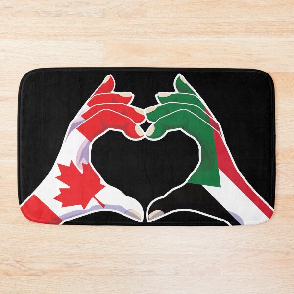 Item preview, Sudan Sudanese Canadian Canada Love Heart Peace designed and sold by FlagX.