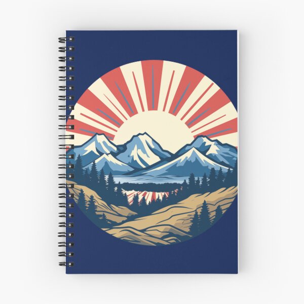Item preview, Colorado Mountains Rising Sun Lake Reflection Sticker - Large designed and sold by LoonyTunes.