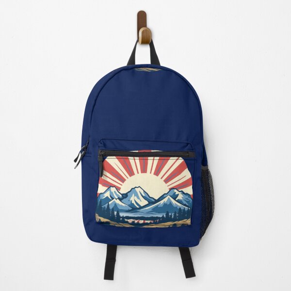 Item preview, Colorado Mountains Rising Sun Lake Reflection Sticker - Large designed and sold by LoonyTunes.