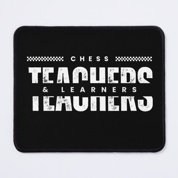 Item preview, Chess Teacher & Learners - Sleek White designed and sold by ChessiShop.