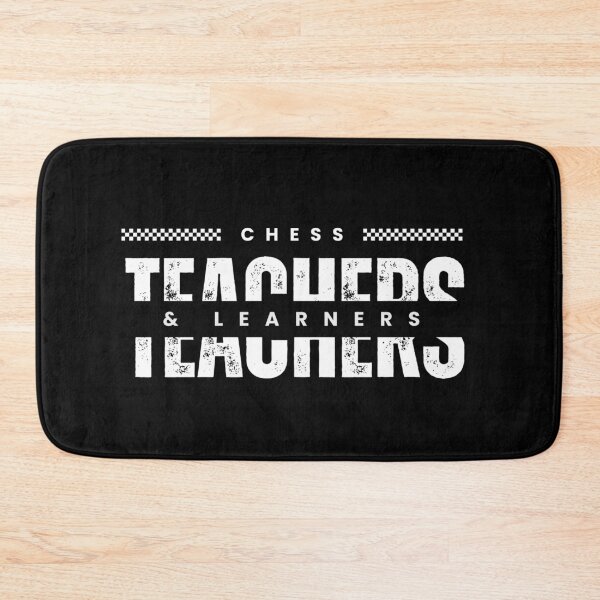 Item preview, Chess Teacher & Learners - Sleek White designed and sold by ChessiShop.