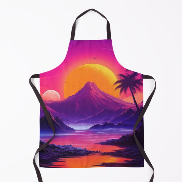 Item preview, Tropic Twilight Hues: Atmospheric Synthwave Sway designed and sold by Mullet Monkey.