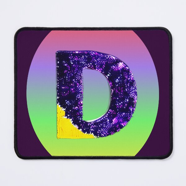 Item preview, letter D, monogram. typography collage. ABC art. gift 2024 designed and sold by Minibubb.