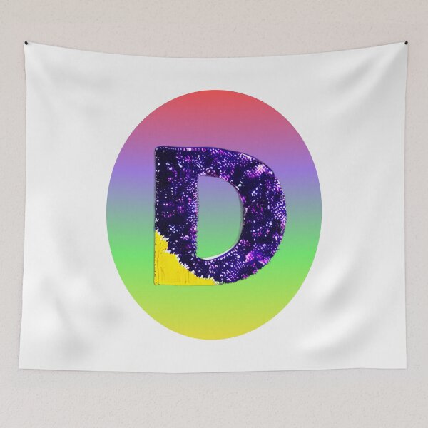 Item preview, letter D, monogram. typography collage. ABC art. gift 2024 designed and sold by Minibubb.