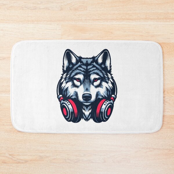 Item preview, Wolf With Headphones designed and sold by Designowner.
