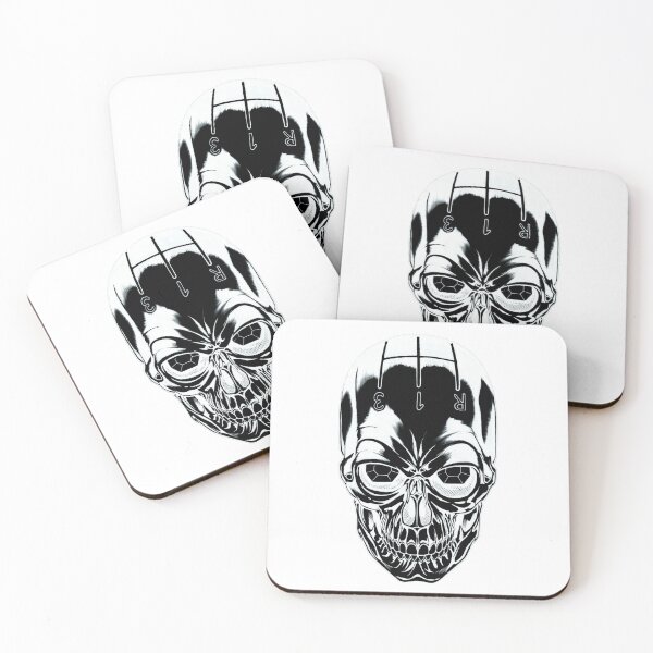 Item preview, Skull Gear Head Black Chrome Print Sized designed and sold by CDWArtworks.