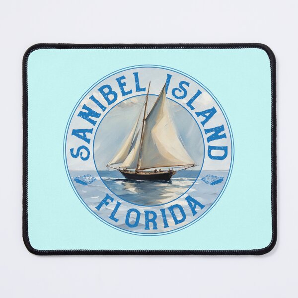 Item preview, Sanibel Island Florida Classic Sailboat Design designed and sold by Futurebeachbum.