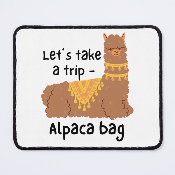 Item preview, Funny Cute Alpaca Quote designed and sold by Bridget Swanson.