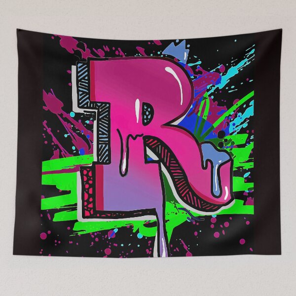 Item preview, R graffiti letters designed and sold by jorsman23.
