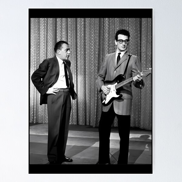Artikel-Vorschau von Buddy Holly Fanart, designt und verkauft von oslundrecord.