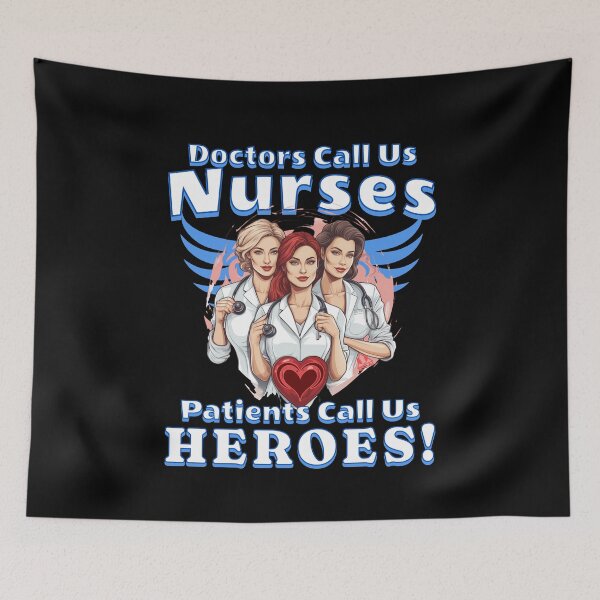 Item preview, Nurses' Day - Patients Call Us Heroes design designed and sold by ej-sulu.