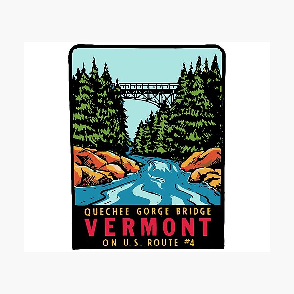 Item preview, Quechee Gorge Bridge Decal Design designed and sold by zsonn.