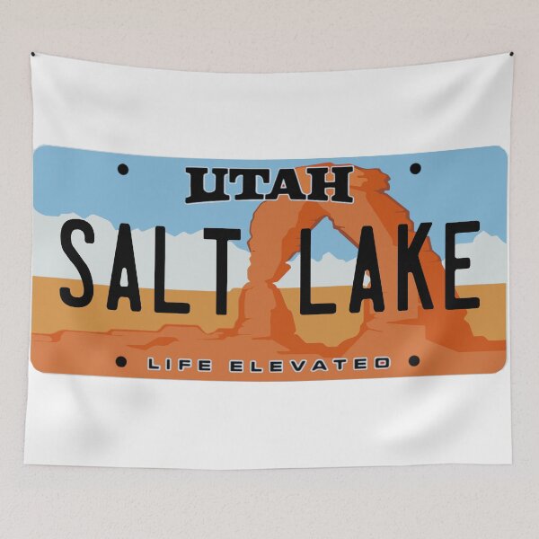 Item preview, Salt Lake Utah License Plate designed and sold by Decal Mania.