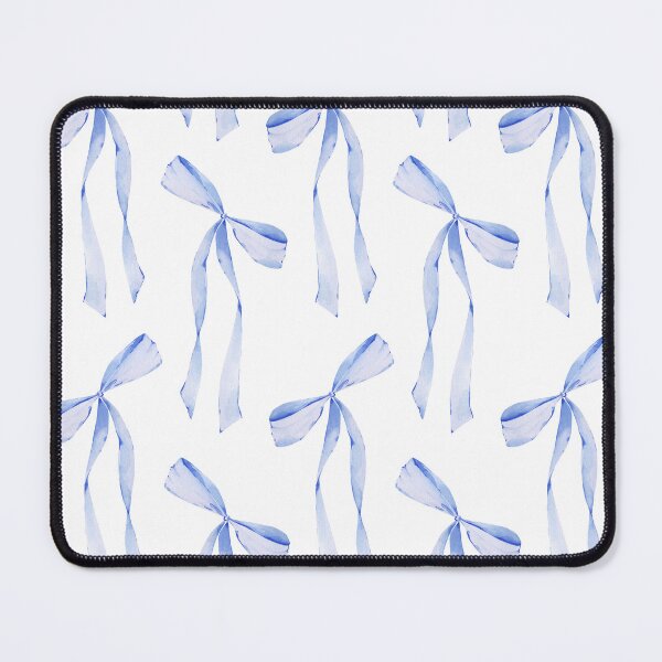Item preview, Watercolor Blue Bow Ribbons designed and sold by StyleofLiiving.
