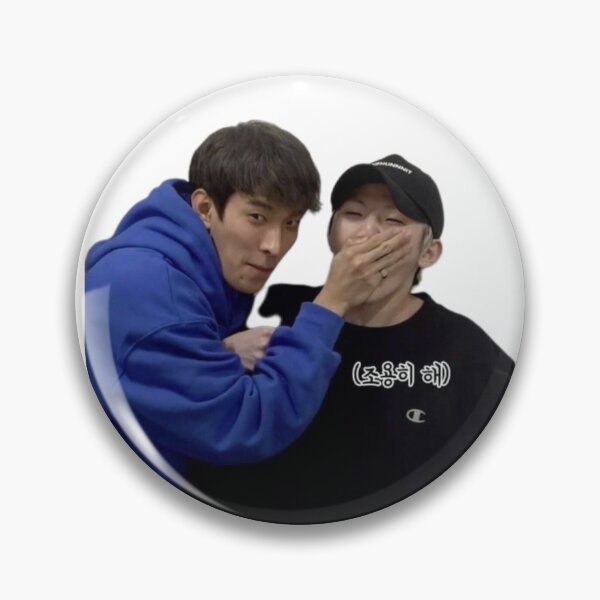 Item preview, Seventeen Woozi and DK meme sticker designed and sold by artfulmadness.