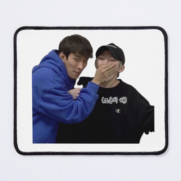 Item preview, Seventeen Woozi and DK meme sticker designed and sold by artfulmadness.