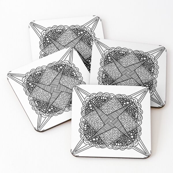 Item preview, Radial Marker Patterns | Original Messy Curved Design designed and sold by TeaLimeTwo.