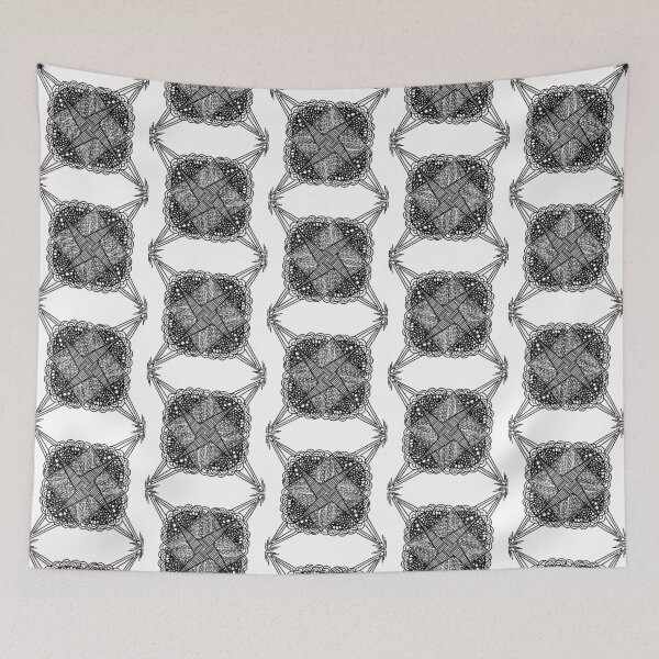 Item preview, Radial Marker Patterns | Original Messy Curved Design designed and sold by TeaLimeTwo.