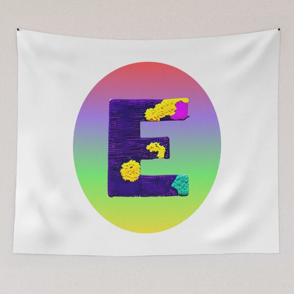 Item preview, letter E, monogram. typography collage. ABC art. gift 2024 designed and sold by Minibubb.