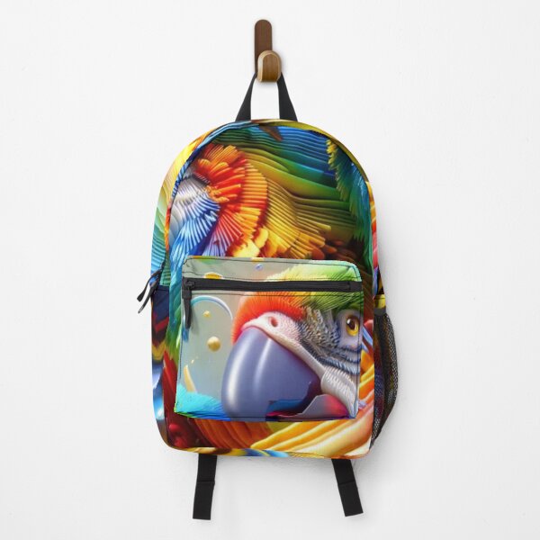 Item preview, 3D Vibrant Parrots Art Sticker designed and sold by mymagicstoreus.