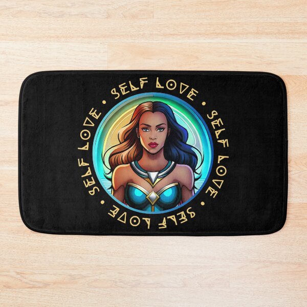Item preview, Superhero Woman Yellow Self Love Affirmation Green Essence designed and sold by Melan Designs.