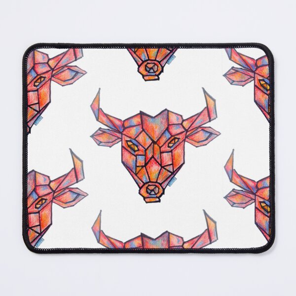 Item preview, Geometric Bull Face designed and sold by CanDo20.