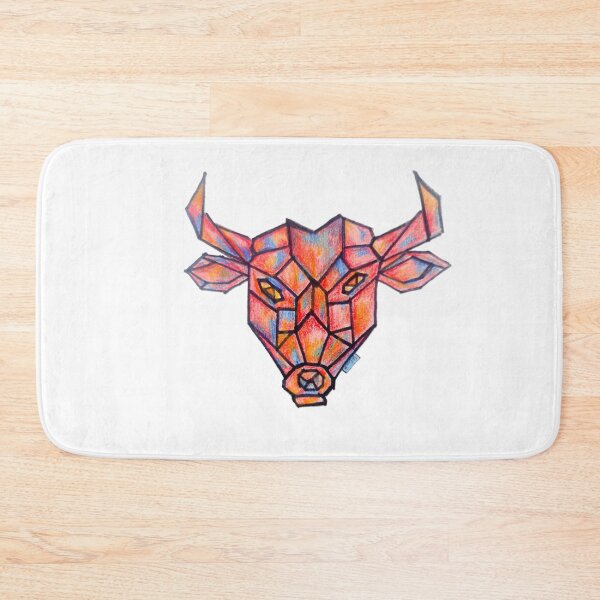 Item preview, Geometric Bull Face designed and sold by CanDo20.