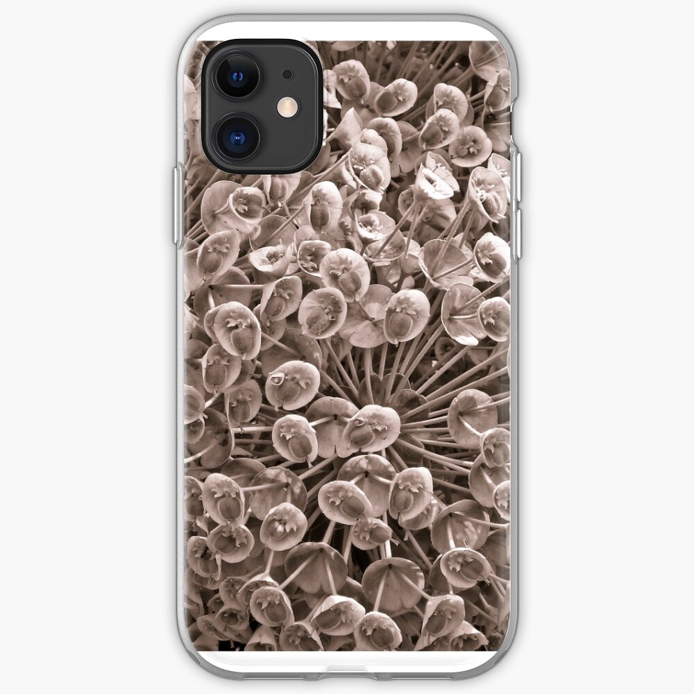 Sepia Nature Pattern iPhone Case & Cover