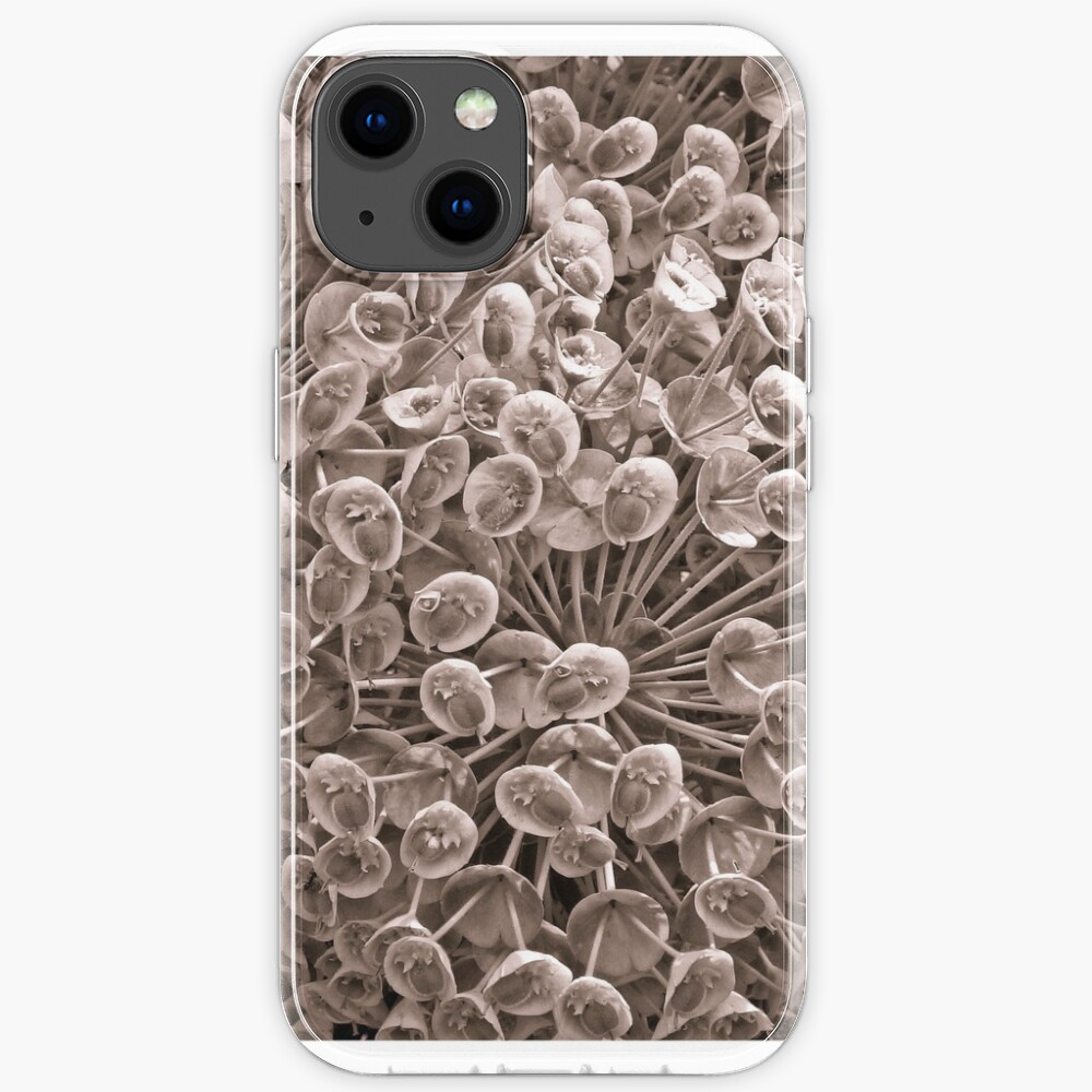 Sepia Nature Pattern iPhone Case