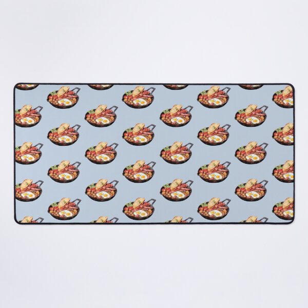 Item preview, Breakfast Pan of Bacon, Sunny Side Up Eggs, Sauteed Mushrooms and Toast designed and sold by Alicia Chee.