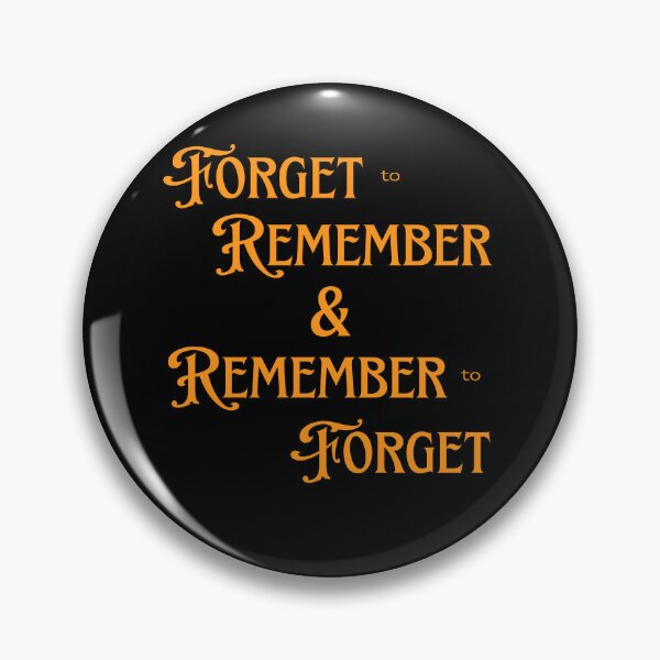 Item preview, Remember to Forget designed and sold by HypnoMemers.