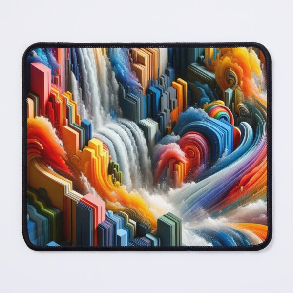 Item preview, Urban Waves Abstract Color Explosion designed and sold by mymagicstoreus.