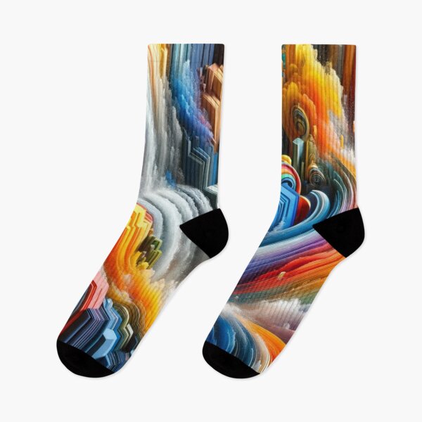 Item preview, Urban Waves Abstract Color Explosion designed and sold by mymagicstoreus.