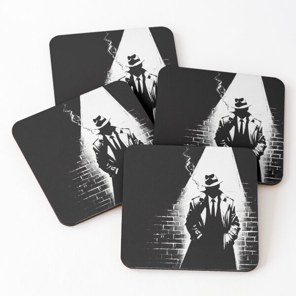 Item preview, Noir Detective by the Wall [Vintage, Retro] designed and sold by RESToRAPTOR.