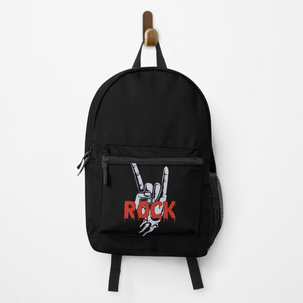 Item preview, fingers making rock sign red letters designed and sold by Joncasmiart.