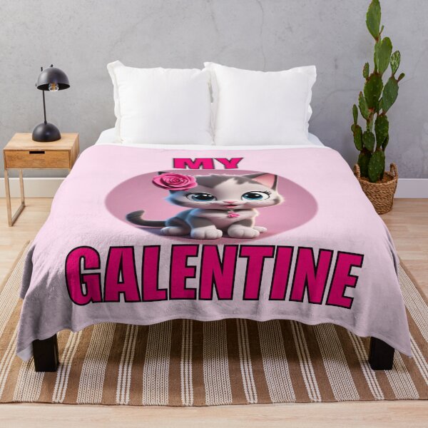 Item preview, A Cute kitten on Galentines day and Galentines party, gift idea for Galentines day designed and sold by sailorsam1805.