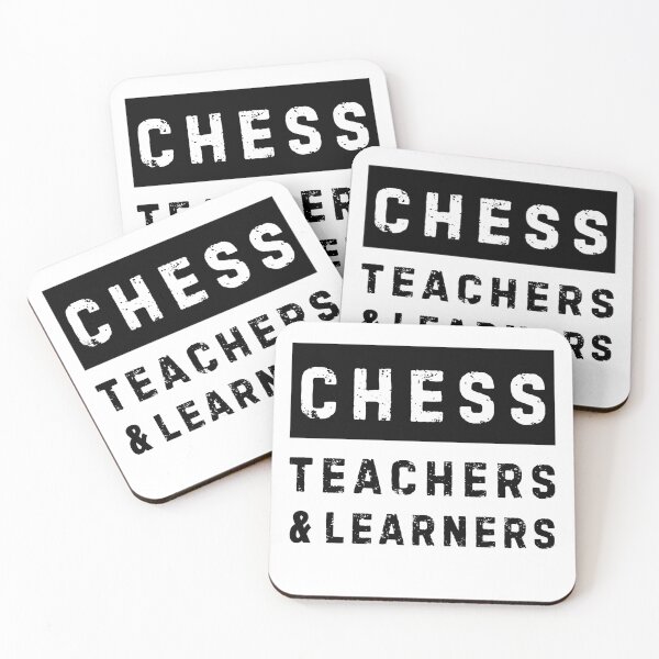 Item preview, Chess Teacher & Learners - Distressed Black  designed and sold by ChessiShop.