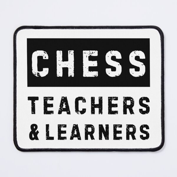 Item preview, Chess Teacher & Learners - Distressed Black designed and sold by ChessiShop.