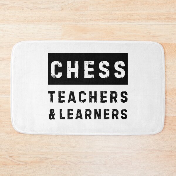 Item preview, Chess Teacher & Learners - Distressed Black  designed and sold by ChessiShop.